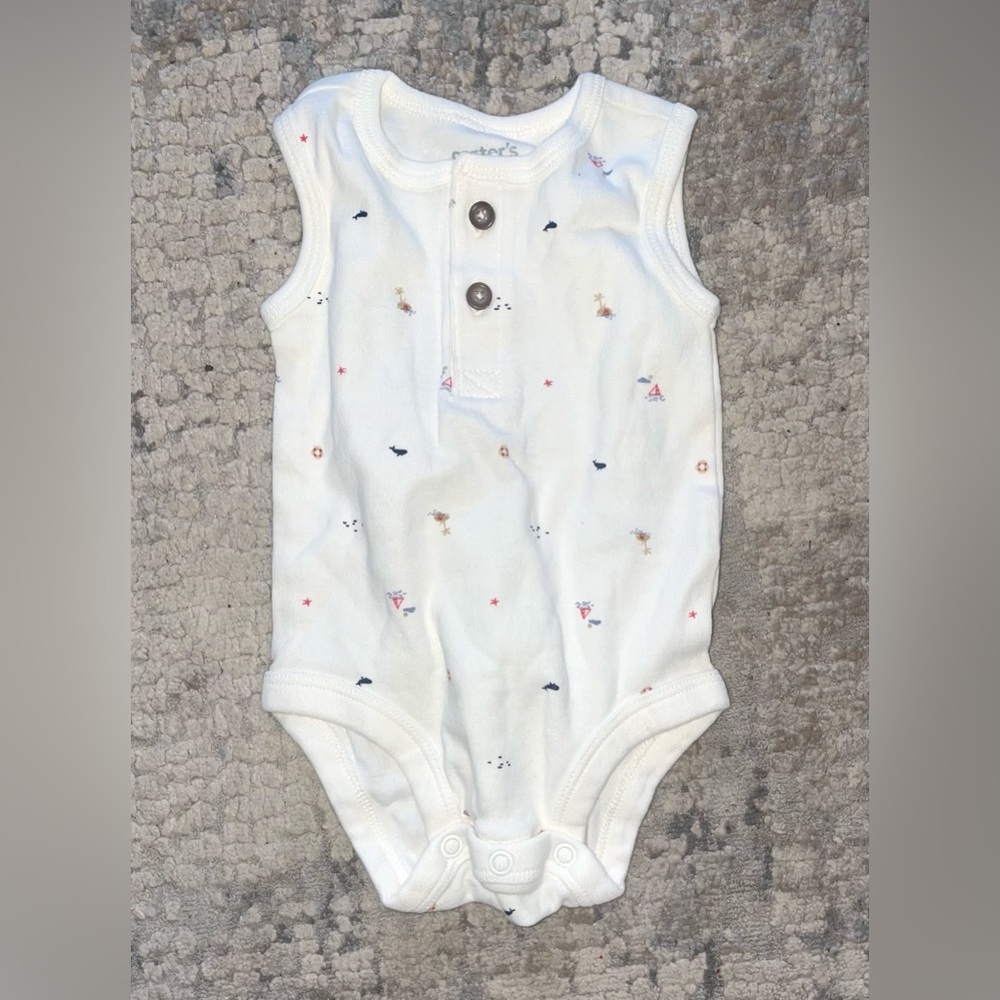 Carters tank top onesie size 3 months